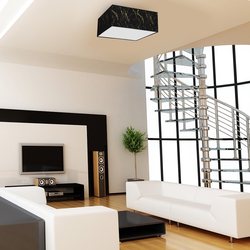 Loftlampe SENSO 2xE27/60W/230V sort