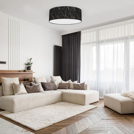 Loftlampe SENSO 3xE27/60W/230V sort
