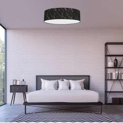 Loftlampe SENSO 3xE27/60W/230V sort