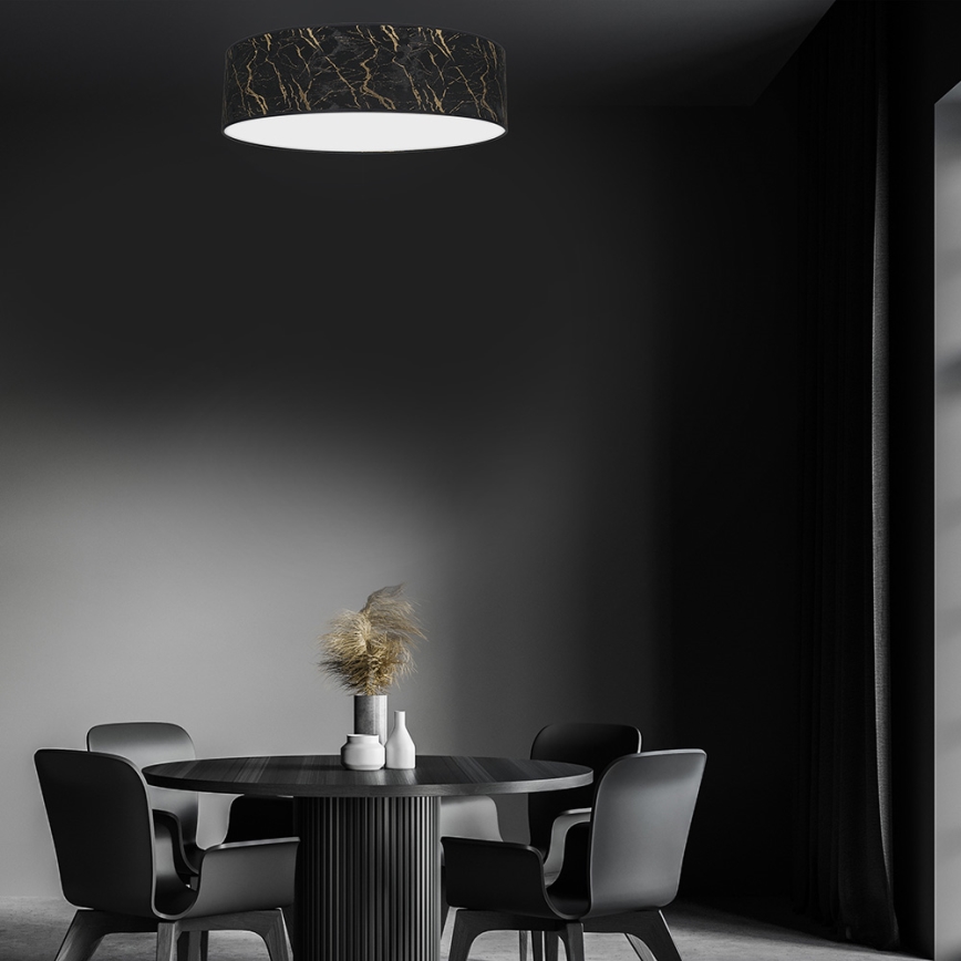 Loftlampe SENSO 3xE27/60W/230V sort