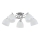 Loftlampe SEVA 5xE27/15W/230V skinnende krom
