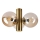 Loftlampe SFERIO 3xE14/5W/230V messing/røget beige