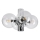 Loftlampe SFERIO 4xE14/5W/230V blank krom/klart glas