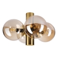 Loftlampe SFERIO 4xE14/5W/230V messing/røget beige