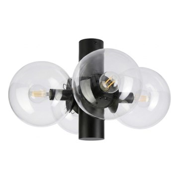 Loftlampe SFERIO 4xE14/5W/230V sort/klar