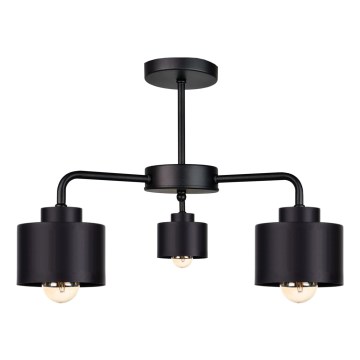 Loftlampe SIMPLY BLACK 3xE27/60W/230V