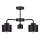 Loftlampe SIMPLY BLACK 3xE27/60W/230V
