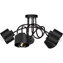 Loftlampe SIMPLY BLACK 5xE27/60W/230V