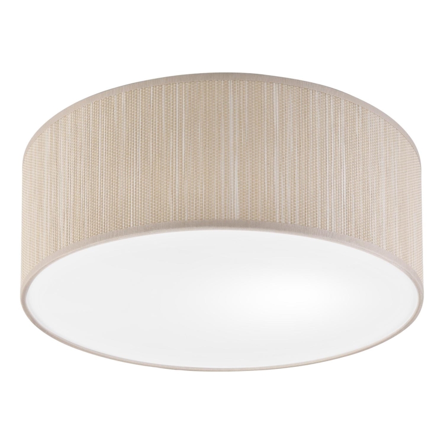 Loftlampe SIRJA 1xE27/15W/230V Ø 35 cm beige