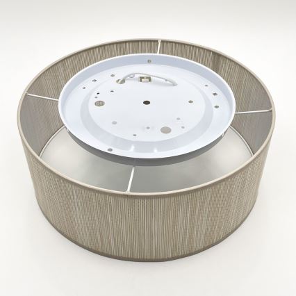 Loftlampe SIRJA 1xE27/15W/230V Ø 35 cm beige