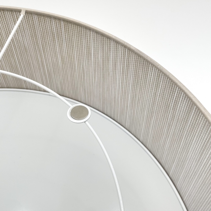 Loftlampe SIRJA 1xE27/15W/230V Ø 35 cm beige