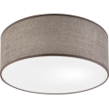 Loftlampe SIRJA 1xE27/15W/230V Ø 35 cm brun