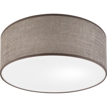 Loftlampe SIRJA 1xE27/15W/230V Ø 35 cm brun