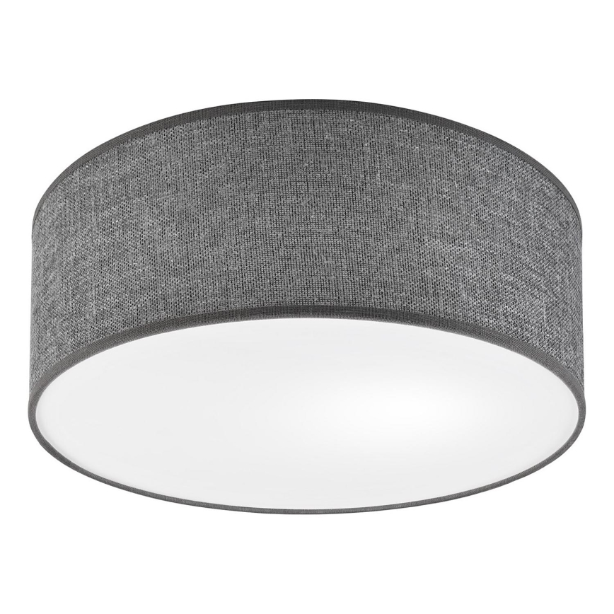Loftlampe SIRJA 1xE27/15W/230V Ø 35 cm grå