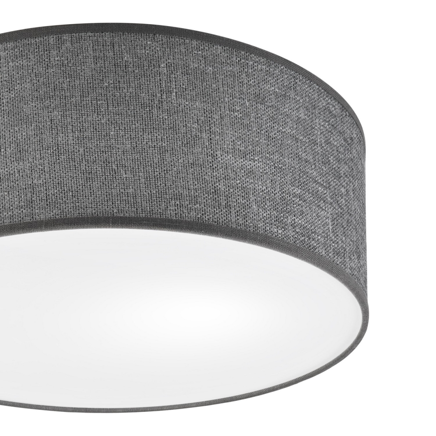 Loftlampe SIRJA 1xE27/15W/230V Ø 35 cm grå