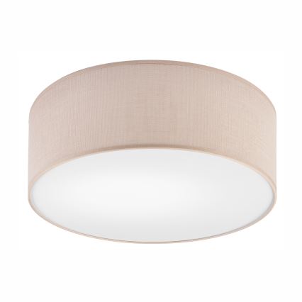 Loftlampe SIRJA 1xE27/60W/230V diam. 35 cm beige