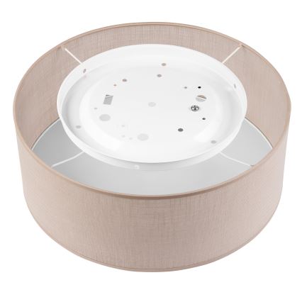 Loftlampe SIRJA 1xE27/60W/230V diam. 35 cm beige