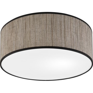 Loftlampe SIRJA 2xE27/15W/230V, Ø 35 cm, brun