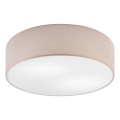 Loftlampe SIRJA 2xE27/15W/230V Ø 45 cm beige
