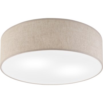 Loftlampe SIRJA 2xE27/15W/230V Ø 45 cm beige