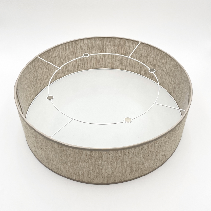 Loftlampe SIRJA 2xE27/15W/230V Ø 45 cm beige