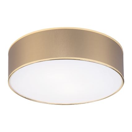 Loftlampe SIRJA 2xE27/15W/230V Ø 45 cm brun/guld