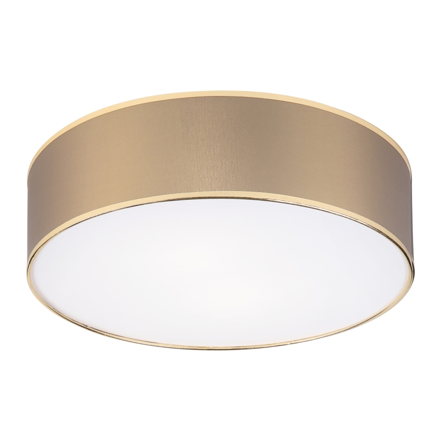 Loftlampe SIRJA 2xE27/15W/230V Ø 45 cm brun/guld
