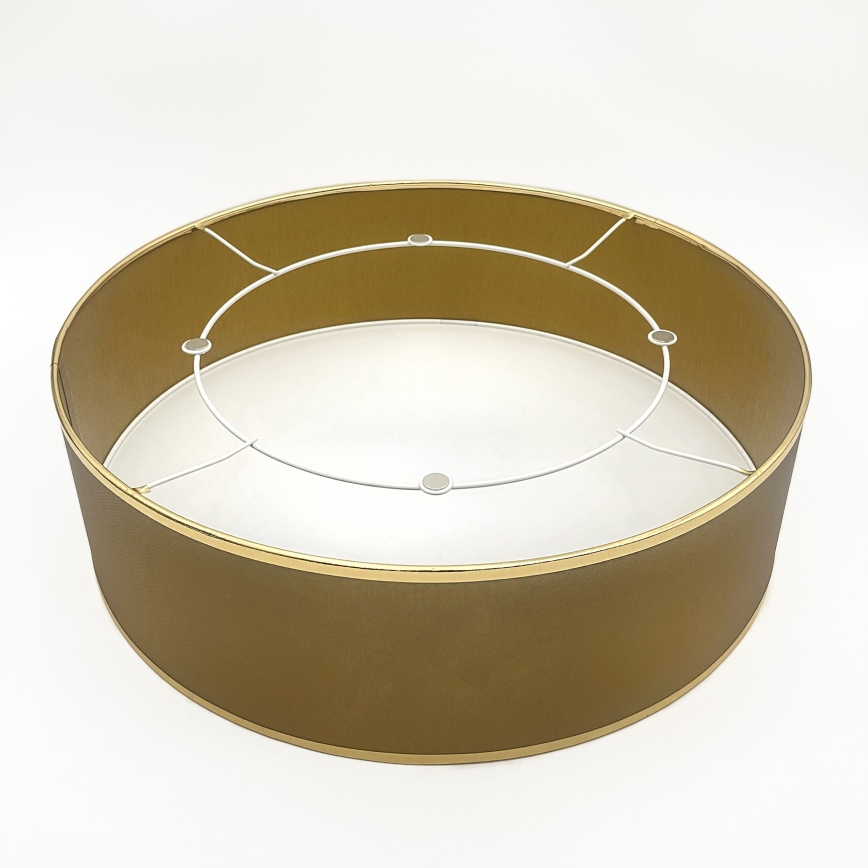 Loftlampe SIRJA 2xE27/15W/230V Ø 45 cm brun/guld