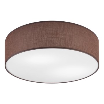 Loftlampe SIRJA 2xE27/15W/230V Ø 45 cm brun