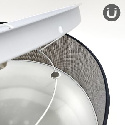 Loftlampe SIRJA 2xE27/15W/230V Ø 45 cm brun