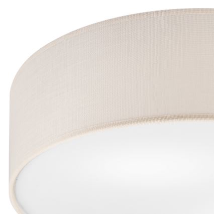 Loftlampe SIRJA 2xE27/15W/230V Ø 45 cm cremefarvet