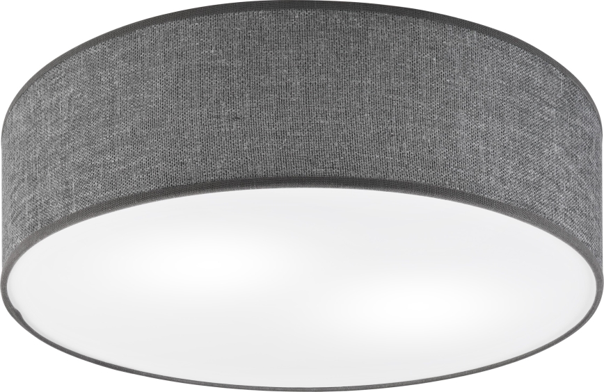 Loftlampe SIRJA 2xE27/15W/230V Ø 45 cm grå