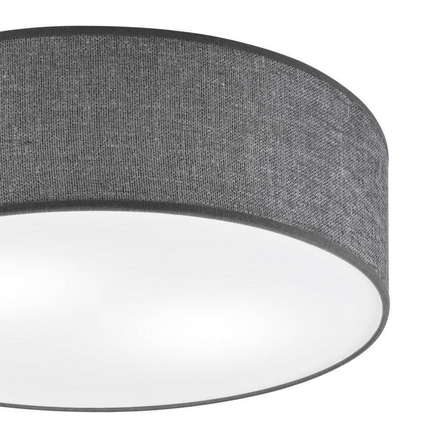 Loftlampe SIRJA 2xE27/15W/230V Ø 45 cm grå