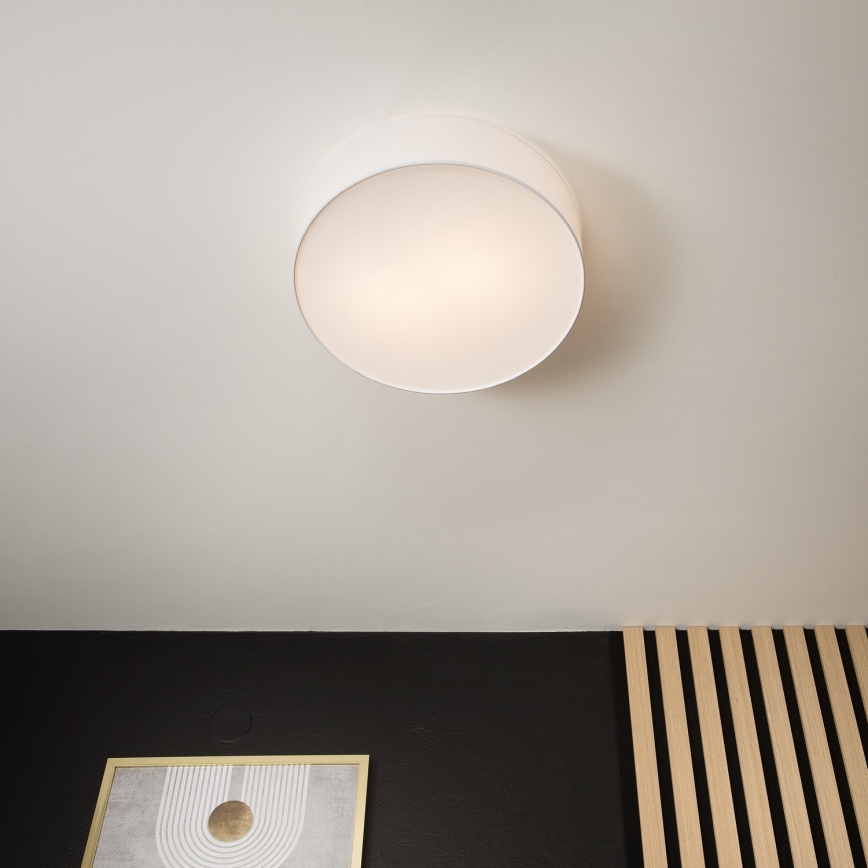 Loftlampe SIRJA 2xE27/15W/230V Ø 45 cm hvid