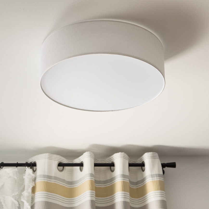 Loftlampe SIRJA 2xE27/60W/230V diam. 45 cm hvid