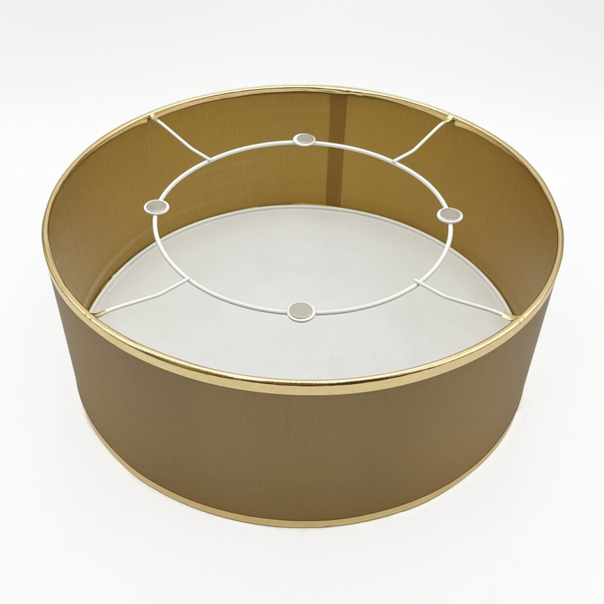 Loftlampe SIRJA DOUBLE 2xE14/15W/230V Ø 35 cm brun/guldfarvet