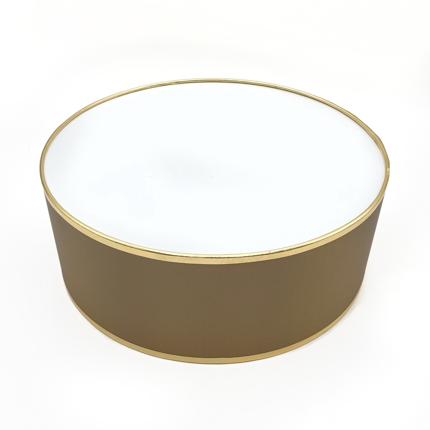 Loftlampe SIRJA DOUBLE 2xE14/15W/230V Ø 35 cm brun/guldfarvet