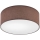 Loftlampe SIRJA DOUBLE 2xE27/15W/230V diameter 35 cm brun