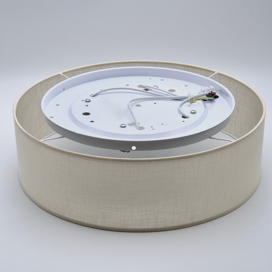 Loftlampe SIRJA DOUBLE 4xE27/15W/230V diameter 45 cm cremefarvet