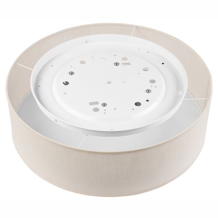 Loftlampe SIRJA DOUBLE 4xE27/15W/230V diameter 45 cm cremefarvet