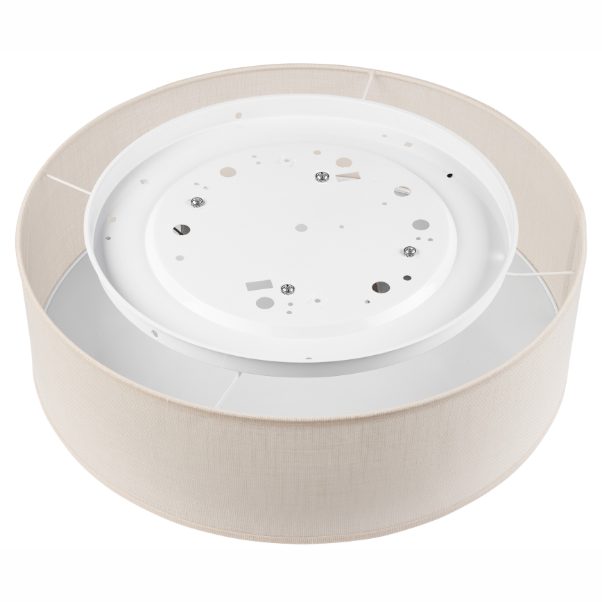 Loftlampe SIRJA DOUBLE 4xE27/15W/230V diameter 45 cm cremefarvet