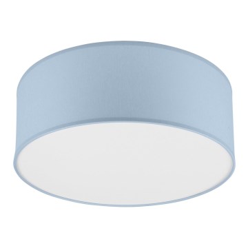 Loftlampe SIRJA PASTEL 1xE27/60W/230V diameter 35 cm blå