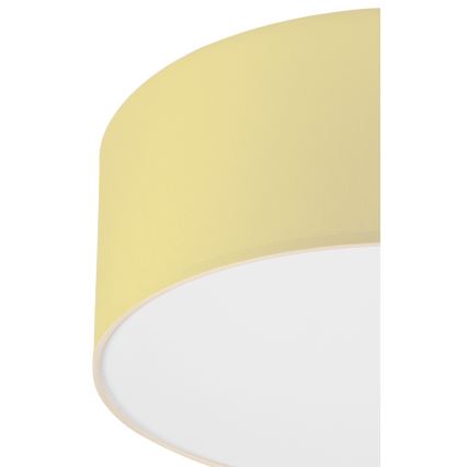 Loftlampe SIRJA PASTEL 1xE27/60W/230V diameter 35 cm gul