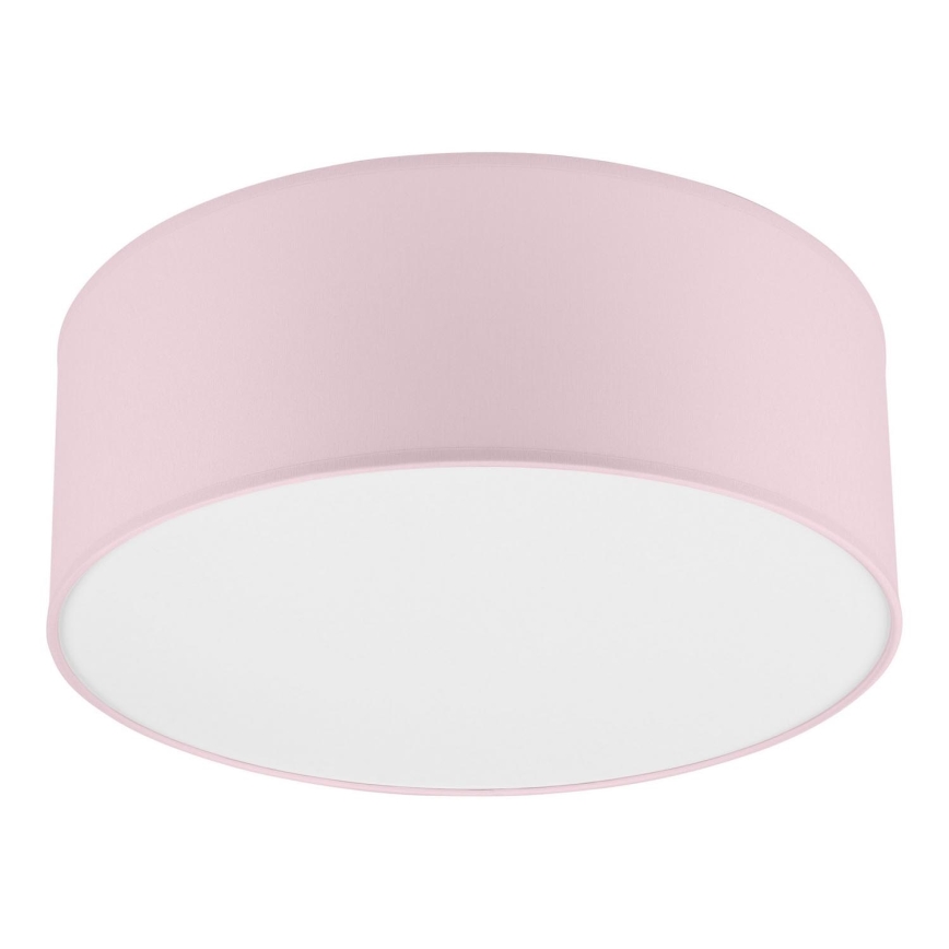 Loftlampe SIRJA PASTEL 1xE27/60W/230V diameter 35 cm lyserød