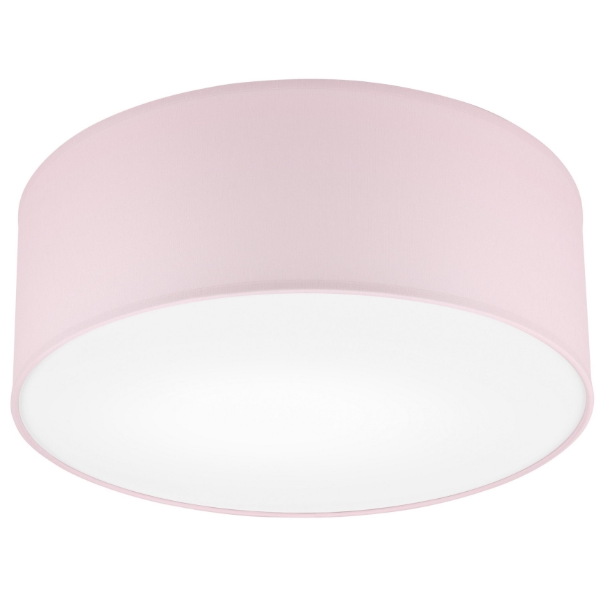 Loftlampe SIRJA PASTEL 1xE27/60W/230V diameter 35 cm lyserød