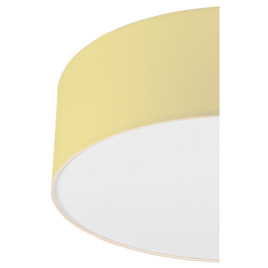 Loftlampe SIRJA PASTEL 2xE27/15W/230V Ø 45 cm gul