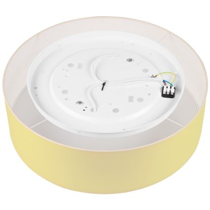 Loftlampe SIRJA PASTEL 2xE27/15W/230V Ø 45 cm gul