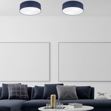 Loftlampe SIRJA PASTEL 2xE27/15W/230V Ø 45 cm mørkeblå