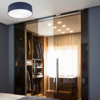 Loftlampe SIRJA PASTEL 2xE27/15W/230V Ø 45 cm mørkeblå