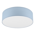 Loftlampe SIRJA PASTEL 2xE27/60W/230V diameter 45 cm blå